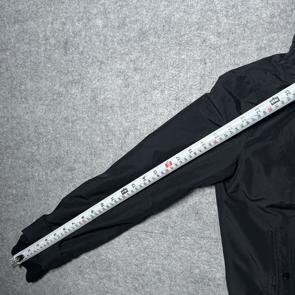 Hollister Jacket Womens Size xxs Black All Weather Hooded Sherpa Lined Y2k‎ - Picture 5 of 14